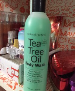 Natural Riches Tea Tree Body Wash - Body Soap to Fight Itchy Skin & Body Odor - Peppermint, Eucalyptus & Tea Tree Oil - Women & Mens Natural Body Wash - 16 fl oz 16 Fl Oz (Pack of 1) 36 71VgBVGMLOL