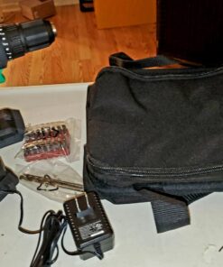 Amazon Brand - Denali by SKIL 20V Drill Driver Kit with 36 Piece Bit Set, Includes 2.0Ah Lithium Battery, 1A Compact Charger and Carry Bag, Blue Drill Driver, Battery, 1A Charger & Bit Set 48 71VhoanOYgL 1