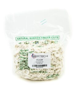 Bertech General-Purpose Latex Finger Cots, Powder-Free, Medium, White, Natural (Pack of 1440) Medium (Pack of 1440) 9 71VjKAjb1hL