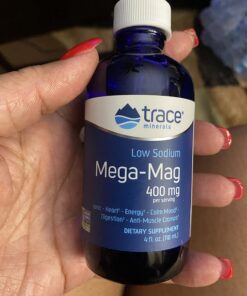 Trace Minerals | Mega-Mag 400 mg Liquid Magnesium Chloride | Supports Normal Body Functions | 30 Servings, 4 fl oz (1 Pack) 4 Fl Oz (Pack of 1) 22 71VjXZvfmZL