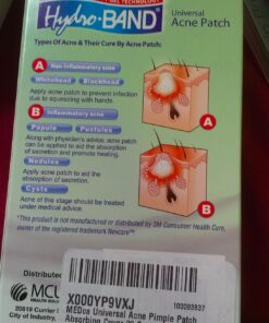 MEDca Acne Care Pimple Patch Absorbing Cover - Hydrocolloid Bandages (36 Count) Two Universal Sizes, Acne Spot Treatment for Face & Skin Spot Patch That Conceals Acne, Reduces Pimples and Blackheads 1 Count (Pack of 36) Round 2-sizes 26 71VkjSfCLL