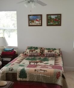 Greenland Home Moose Lodge Quilt Set, King, Natural 26 71VlAR3CQ7L