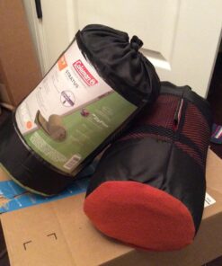 Coleman Stratus Fleece Sleeping Bag Liner, 50°F Sleeping Bag for Adults, Adds 12°F More Warmth When Used to Line Another Sleeping Bag, Stuff Sack Included Mixed Colors 47 71VlyLW kCL