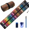 JOYSTAR Premier Colored Pencils for Adults Coloring Books, Premium Artist Pencil Set (72-Count), Handmade Canvas Wrap, Extra Accessories Included, Holiday Gift, Oil based Color Pencils 8 71VmOUePcIL