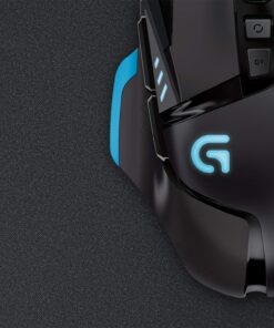 Logitech G640 Cloth Gaming Mouse Pad, Moderate surface friction, Consistent surface texture, Stable, Rollable - Black Mousepad 17 71VmgKZm90L