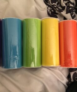 Charmed Rainbow Color Tulle Assortment, 6 inch by 25 Yard Spool (8 Pack) 31 71Vo1ZNiloL
