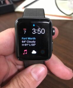 Armor Suit Apple Watch 42mm (Series 2/3 Compatible) Screen Protector (2 Pack) Full Coverage MilitaryShield Screen Protector For Apple Watch 42mm (Series 2/3 Compatible) -HD Clear Anti-Bubble 82 71VoHh8rQ7L