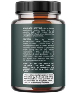 Alternative view of Pure Glutathione Supplement 500 mg GSH - Pure Skin Whitening Pills Natural Antioxidant with Milk Thistle Extract Silymarin Liver Health Alpha Lipoic Acid Amino - 30 Veg Capsules by Nature Bound