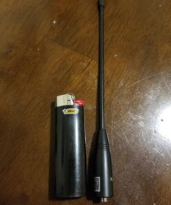 Authentic Genuine Nagoya NA-701C (Commercial Frequency Tuned) 8-Inch Whip VHF/UHF (155/455Mhz) Antenna SMA-Female for BTECH and BaoFeng Radios NA-701C Commercial VHF/UHF 33 71VrP1a2xjL