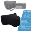 JJC Black Ultra Light Neoprene Camera Case for Sony a6600 a6500 a6400 a6300 a6100 a6000 a5100 +18-55mm/E 50mm F1.8 Lens, Pouch Bag for Fuji X-T30 X-T20 X-T10 +16-50mm, Canon PowerShot SX530 SX540 G3X OC-S2 30 71VsQsKA3OL