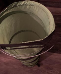 Petmate Jackson Galaxy Cat Crawl Solid Tunnel, Green/Orange 32 71Vsv6lEhGL