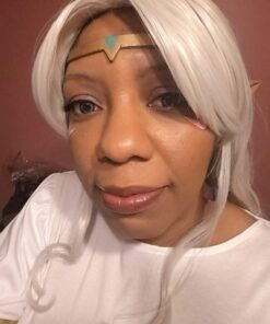 Rbenxia Curly Cosplay Wig Long Hair Heat Resistant Spiral Costume Wigs Anime Fashion Wavy Curly Cosplay Daily Party Silver 32" 80cm 54 71Vsz9Up42L