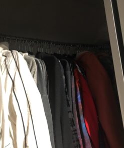 Home-it Premium Velvet Hangers 50 Pack - Ultra Thin Black Suit Hangers Non Slip - Heavy Duty Clothes Hangers for Closet, Shirt Pants, Hook Swivel 360 45 71VuLLq XYL