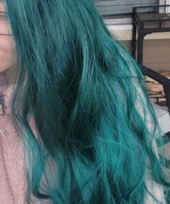 MANIC PANIC Enchanted Forest Green Hair Dye – Classic High Voltage - Semi Permanent Deep Teal Green Hair Color With Blue Undertones - Vegan, PPD & Ammonia Free (4oz) 4 Fl Oz (Pack of 1) 49 71Vv85Rg5ML