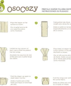 OsoCozy Prefolds Unbleached Cloth Baby Diapers, Size 1 (7-15 lbs), 6 Pack, Soft, Absorbent and Durable 100% Natural Cotton 27 71Vv9mzVKyL