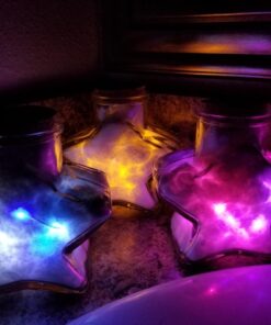 GDEALER 8 Pack 7.2 Feet 20 Led Fairy Lights Battery Operated Mini Silver Copper Wire Firefly String Lights for Christmas Bedroom Indoor Outdoor Wedding Mason Jar Dorm Decor DIY Costume Multi Color 8 Colors Mix 50 71VvZcr1GOL