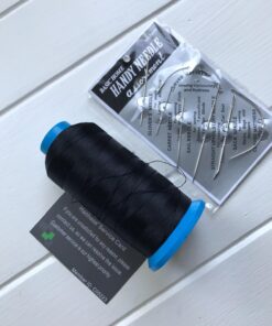 Haobase Black Bonded Nylon Sewing Thread 1500 Yard Size T70 #69 23 71Vw9y5IRnL