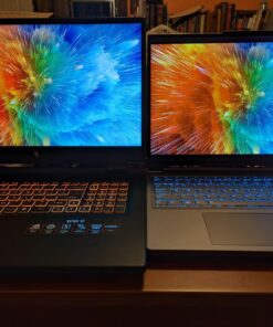 Acer Nitro 17 Gaming Laptop | AMD Ryzen 7 7840HS Octa-Core CPU | NVIDIA GeForce RTX 4060 Laptop GPU | 17.3" QHD 165Hz IPS Display | 1TB Gen 4 SSD | Wi-Fi 6E | RGB Backlit KB | AN17-41-R7G3, Black R7 7840HS / RTX4060 64 71VwGeQfcL