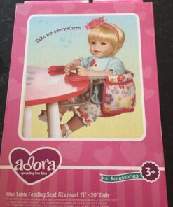 Adora Baby Doll Portable Table Feeding Seat for 20 dolls 23 71Vx8IsrdiL