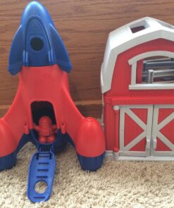 Green Toys Farm Playset - 13 Piece Pretend Play, Motor Skills, Language & Communication Kids Role Play Toy. No BPA, phthalates, PVC. Dishwasher Safe, Recycled Plastic, Made in USA, Red, Pack of 1 45 71VxEpSLCpL