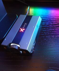Sound BlasterX G6 Hi-Res 130dB 32bit/384kHz Gaming DAC, External USB Sound Card with Xamp Headphone Amp, Dolby Digital, 7.1 Virtual Surround Sound, Sidetone/Speaker Control for PS4, Xbox One 130 dB DNR at 32-bit / 384 kHz 71 71VxMNQs0xL