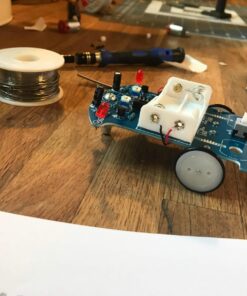 MiOYOOW Practice Soldering Learning Electronics Kit Smart Car Soldering Project Kits Line Following Robot Beginners DIY Electronics Education School Competition W/English Manual 1 Pack-soldering Tracking Car(dc Motor) 63 71VyCuL8CxL