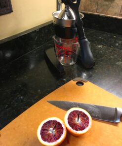 New Star Foodservice 46878 Commercial Citrus Juicer, Enameled Black 63 71W qRQs8zL