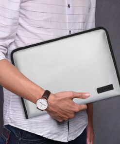 Alternative view of Expanding File Folder Important Document Organizer Fireproof and Waterproof Document Bag with A4 Size 13 Pockets Zipper Closure Non-Itchy Silicone Coated Portable Filing Wallet Pouch(Silver) Silver,13 Pockets