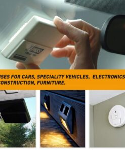 GOOACC EZ Pass Mounting Kit - 2 Sets of Peel-and-Stick Strips-EZ Pass/I-Pass/SunPass Adhesive Strips with Alcohol Prep Pad 22 71W0iFmAYxL