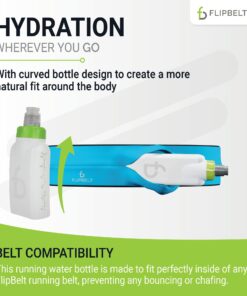 FlipBelt Portable Lightweight Running Water Bottle Arc 6 oz 12 71W2BNnzEtL