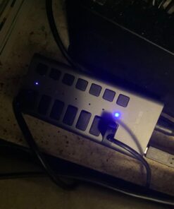 Powered USB Hub - ACASIS 7 Ports 36W USB 3.0 Data Hub - with Individual On/Off Switches and 12V/3A Power Adapter USB Hub 3.0 Splitter for Laptop, PC, Computer, Mobile HDD, Flash Drive and More 40 71W2KQ3UpVL