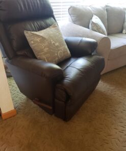 MastaPlasta Original Self-Adhesive Leather Repair Patch - Dark Brown 11" x 8" (28 x 20 cm), Instant Upholstery-Quality Scratch & Tear Repair for Sofas, Car Interiors, Bags, Vinyl & More B Dark Brown Leather 51 71W2R 645dL