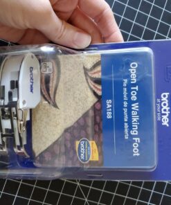 Brother Open Toe Walking Foot for Quilting and Sewing Multiple Layers, SA188 26 71W2bwS81nL