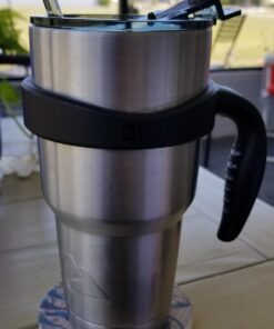 Grab Life Outdoors - Handle For YETI Rambler 30 Oz Tumbler Cup - Fits Ozark Trail, RTIC & more - (Handle Only) - Black 35 71W2u05I1L