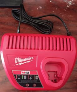 Milwaukee Genuine OEM 48-59-2401 M12 Lithium Ion 12 Volt Battery Charger w/LED Indicating, Red 27 71W36ntDkvL