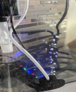 Tetra ColorFusion Starter aquarium Kit 3 Gallons, Half-Moon Shape, With Bubbler And Color-Changing Light Disc 50 71W3aW2k7bL