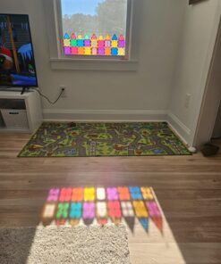 Magnetic Tiles Kids Toys STEM Magnet Toys for Toddler Magnetic Blocks Building Toys Preschool Learning Sensory Montessori Toys for 3+ Year Old Boys and Girls, Safe Creativity Toddler Kids Toys 34 71W3bkGWuUL