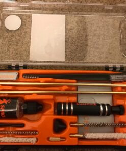 SPIKA Compact Shotgun Cleaning Kit 12 Gauge,Airgun/Rifle Cleaning Kit,Pistol Cleaning Kit Airgun.177 Cal/.22 Cal 17 71W4lNolcnL