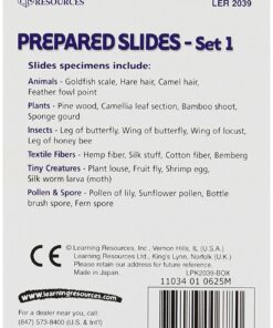 Learning Resources Prepared Slides Combo Set, 48 Specimens Standard Packaging 15 71W4zGLYAaL