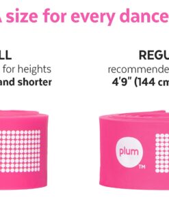 The PlumBand Stretch Band for Dance and Ballet – Colors and Sizes for Kids & Adults – Improve Your Splits, Strength, and Flexibility with Stretching – Printed Instruction Booklet and Travel Bag Rose Pink Small 20 71W5BTHsiLL