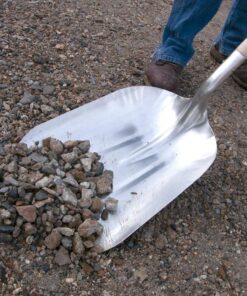 AMES 2672100 Aluminum Scoop with Hardwood Handle and D-Grip, 45-Inch 45 in. Hardwood Handle Scoop 13 71W5GROm6L