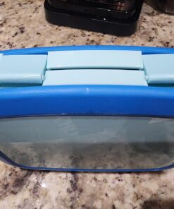 Bentgo® Kids Bento-Style 5-Compartment Lunch Box - Ideal Portion Sizes for Ages 3 to 7 - Leak-Proof, Drop-Proof, Dishwasher Safe, BPA-Free, & Made with Food-Safe Materials (Blue) Blue 34 71W5WSxfFjL