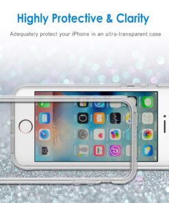 JETech Case for iPhone SE 2016 (Not for 2020), iPhone 5s and iPhone 5, Non-Yellowing Shockproof Phone Bumper Cover, Anti-Scratch Clear Back (Clear) 34 71W6FW7dEHL