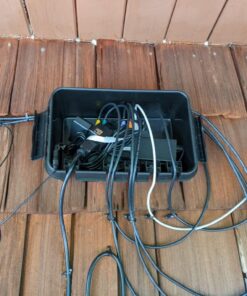 SockitBox – The Original Weatherproof Connection Box – Indoor & Outdoor Electrical Power Cord Enclosure for Timers, Extension Cables, Reels, Transformers, Power Strips, Lights & Tools – Large – Black 29 71W6Nk51MgL