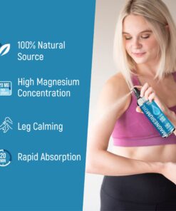 Magnesium Oil Spray - 100% Natural Magnesium Spray – Made with Dead Sea Salt, Stronger than Magnesium Lotion and Magnesium Cream 2 Fl Oz (Pack of 1) 19 71W6mO9CGL