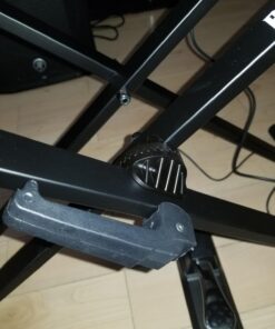 RockJam Xfinity Heavy-Duty, Double-X, Pre-Assembled, Infinitely Adjustable Piano Keyboard Stand with Locking Straps 53 71W79s6GWXL