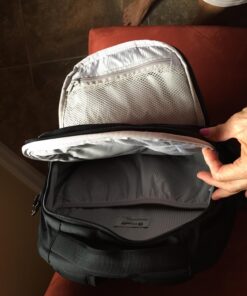 Pacsafe Metrosafe LS350 15 Liter Anti Theft Laptop Daypack/Backpack - with Padded 13" Laptop Sleeve, Adjustable Shoulder Straps, Patented Security Technology, Black Pacsafe Metrosafe Ls350 Anti-theft 15l Travel Backpack - Black 34 71W7HlU92eL