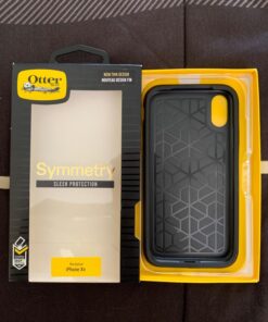 OtterBox iPhone XR Symmetry Series Case - BLACK, Ultra-Sleek, Wireless Charging Compatible, Raised Edges Protect Camera & Screen iPhone Case 49 71W7OwBAiQL