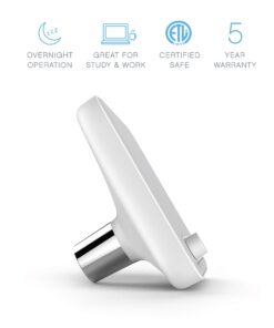 Pure Enrichment® WAVE™ Premium Sleep Therapy Sound Machine with USB Charger - Seamless Looping with 6 Soothing All-Natural Sounds, & Auto-Off Timer - Easily Portable for Travel (White) Patented Design White 29 71W8OtDERjL