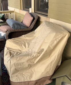 Classic Accessories Veranda Water-Resistant 30 Inch Patio Lounge Chair Cover, Patio Furniture Covers, Pebble/Bark/Earth 30"L x 35"D x 31"H 61 71W8iaRkHfL